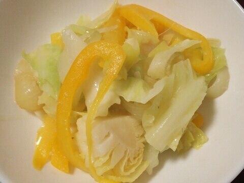 柚子香る塩麹野菜炒め